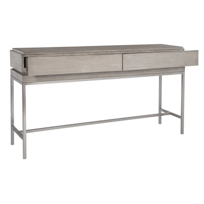 Kamala Gray Oak Console Table-Uttermost-UTTM-25373-Console Tables-5-France and Son