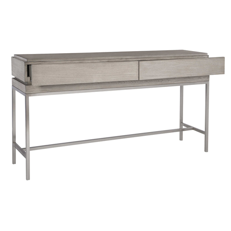 Kamala Gray Oak Console Table-Uttermost-UTTM-25373-Console Tables-5-France and Son