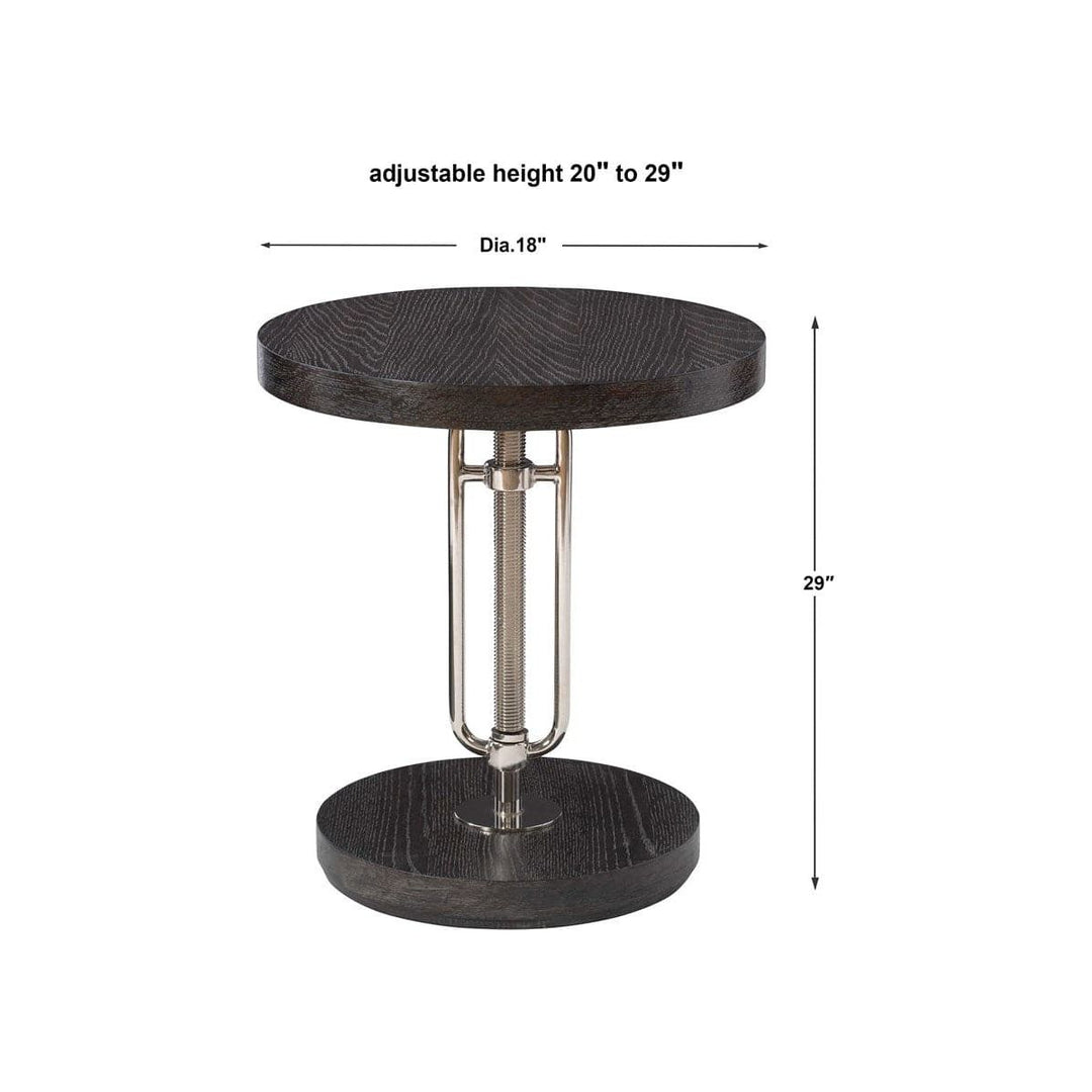 Emilian Adjustable Accent Table-Uttermost-UTTM-25385-Side Tables-3-France and Son