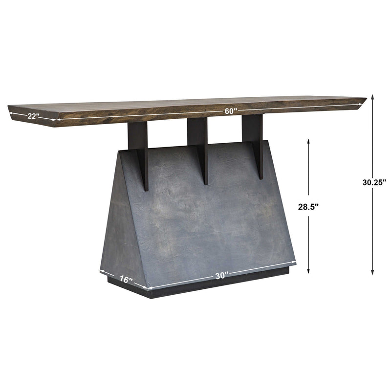 Vessel Industrial Console Table-Uttermost-UTTM-25482-Console Tables-9-France and Son