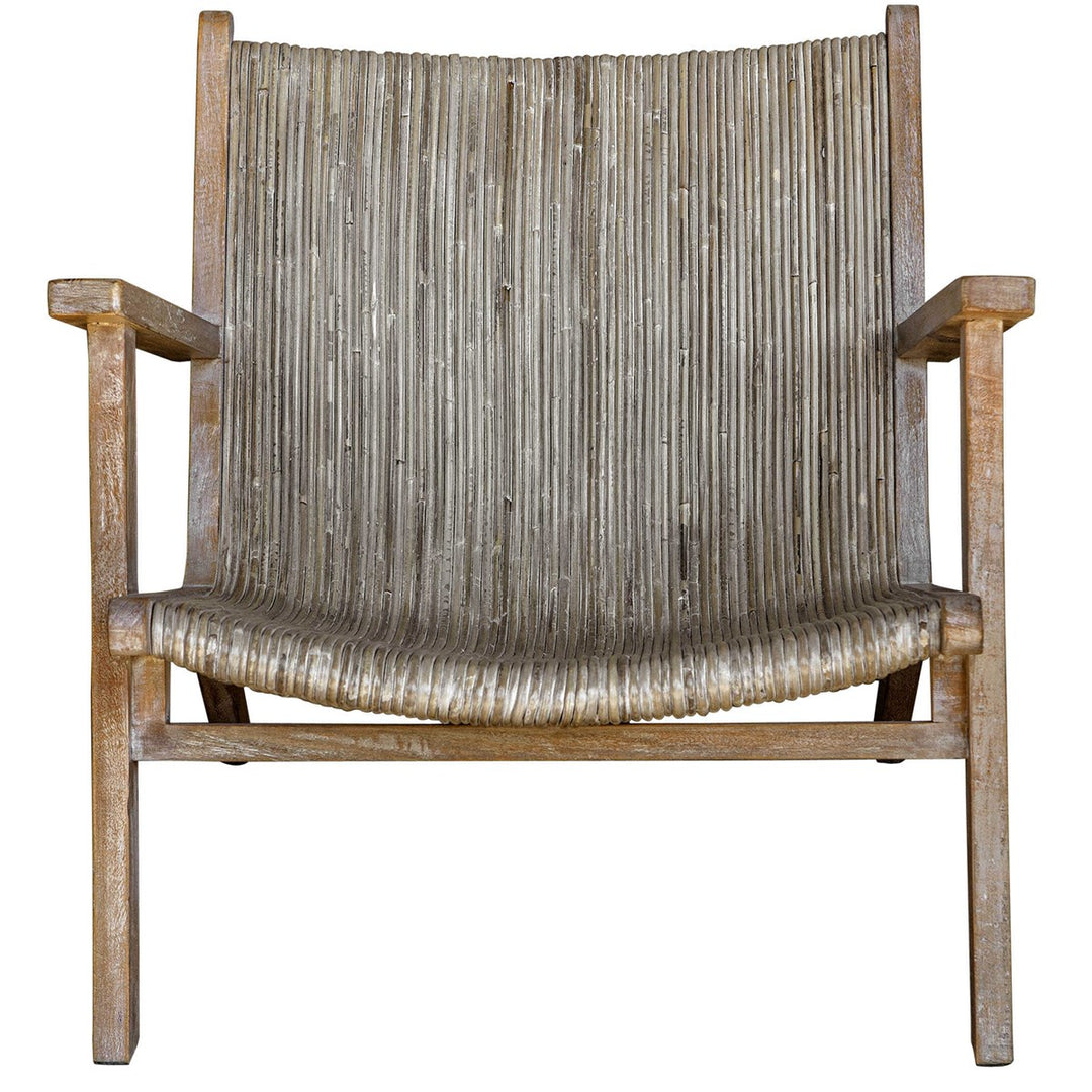 Uttermost Aegea Rattan Accent Chair-Uttermost-UTTM-25490-Lounge Chairs-1-France and Son