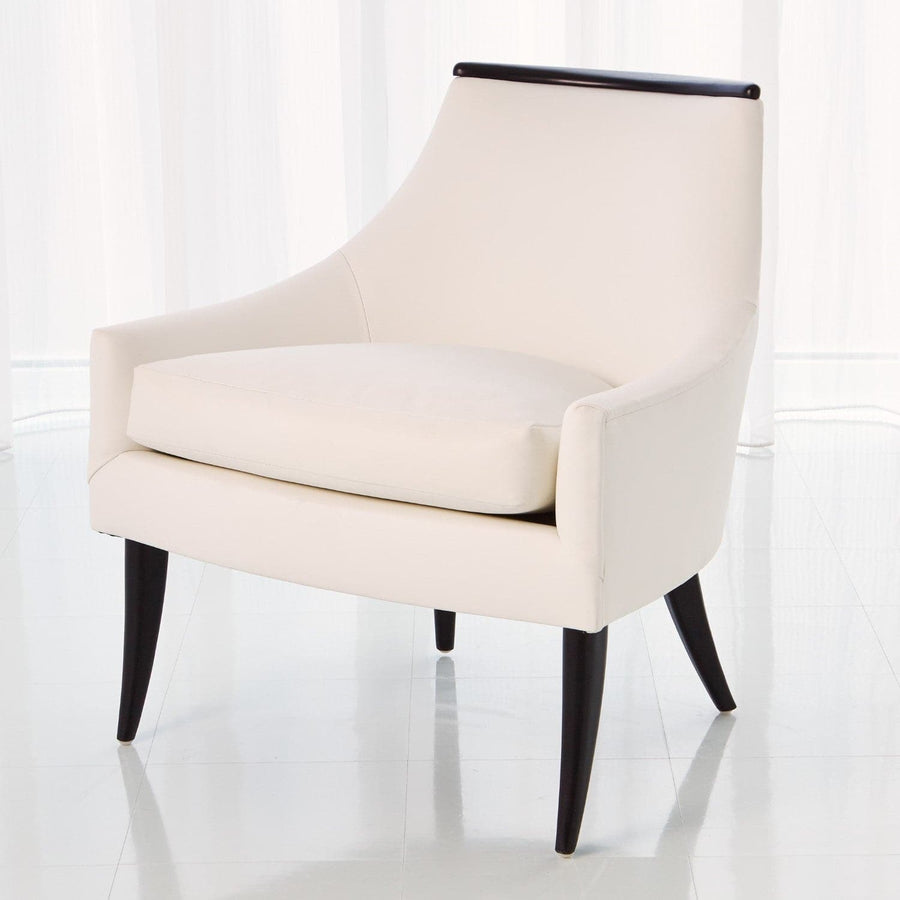 Boomerang Chair - White Leather-Global Views-GVSA-2556-Lounge Chairs-1-France and Son