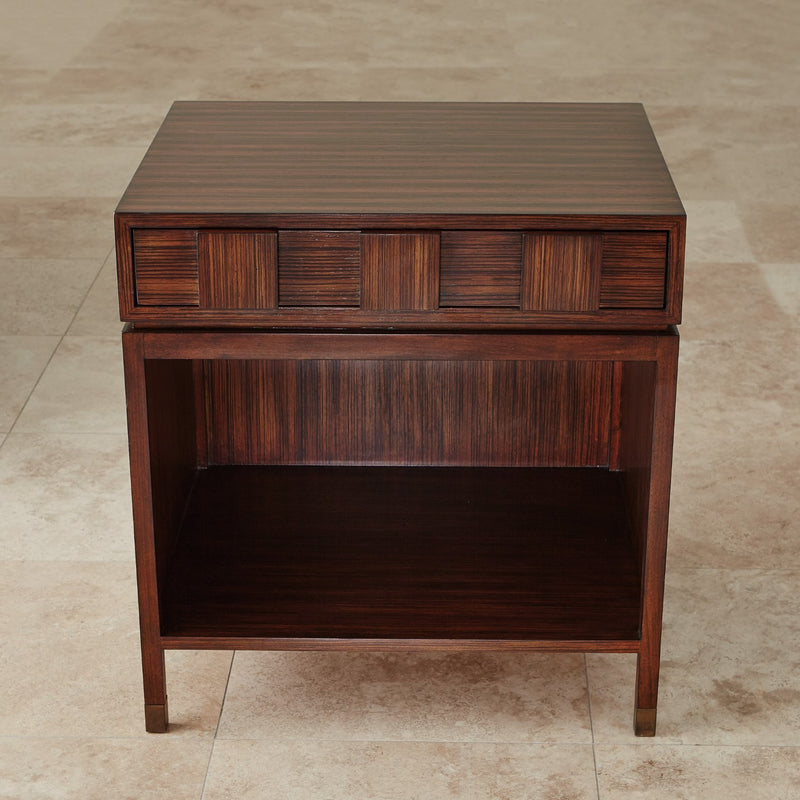Quad Block Bedside Table-Global Views-GVSA-2559-Nightstands-1-France and Son
