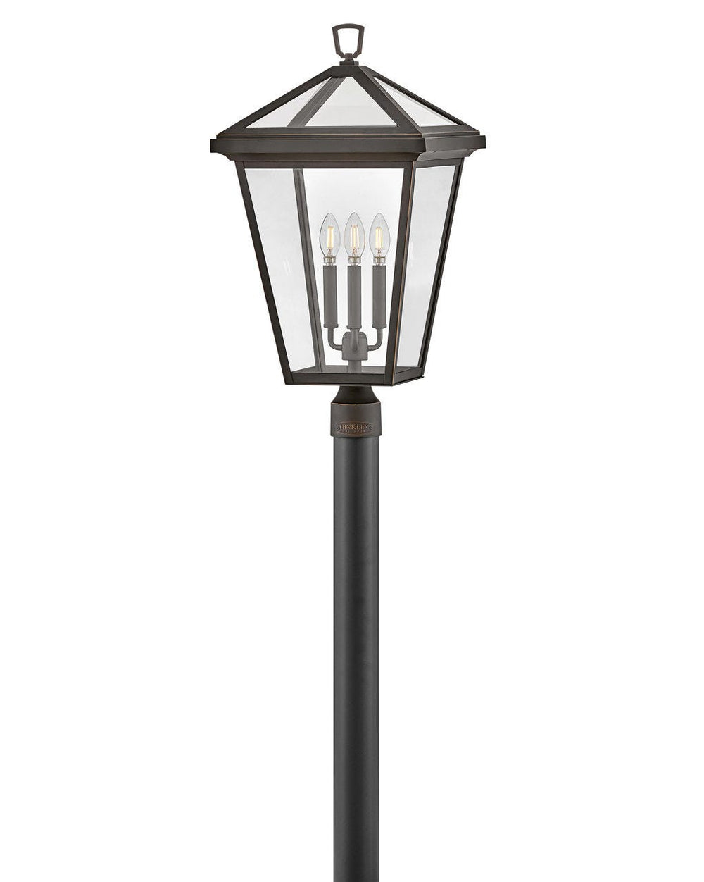Alford Place Large Post Top or Pier Mount Lantern-Hinkley Lighting-HINKLEY-2563OZ-LL-Outdoor Post LanternsBronze-2-France and Son
