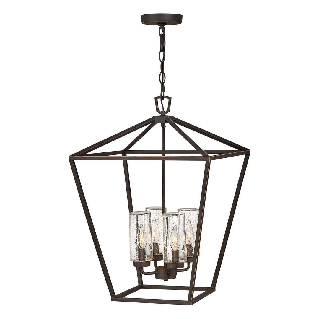 Outdoor Alford Place - Medium Single Tier 12v-Hinkley Lighting-HINKLEY-2567OZ-Pendants5 Watt. Cand. LED-Oil Rubbed Bronze-7-France and Son