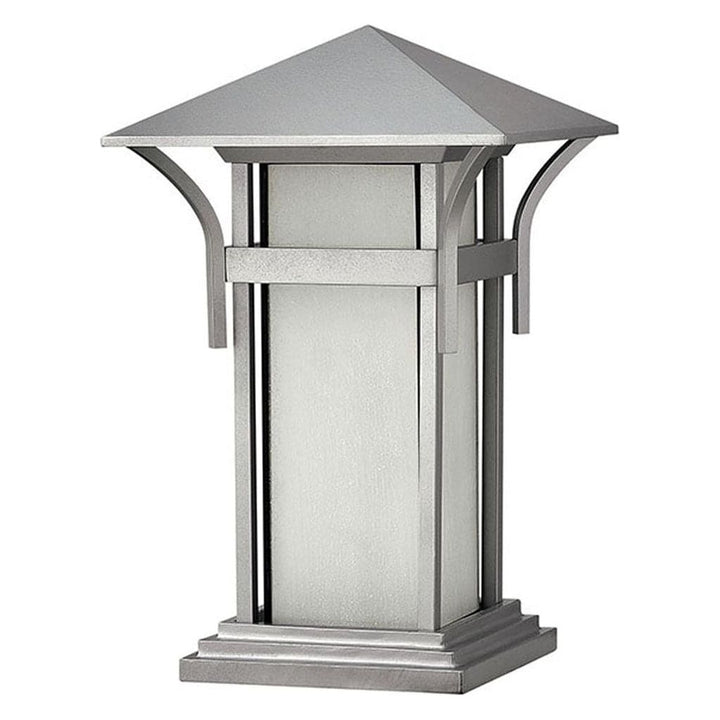 Harbor Large - Pier Mount Lantern-Hinkley Lighting-HINKLEY-2576TT-Outdoor Post LanternsTitanium-2-France and Son