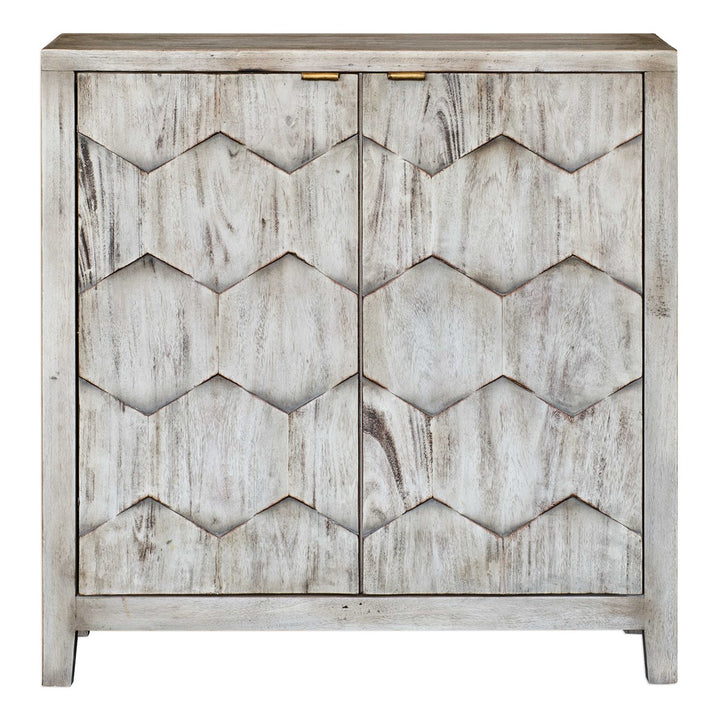 Catori Smoked Ivory Console Cabinet-Uttermost-UTTM-25862-Bookcases & Cabinets-1-France and Son