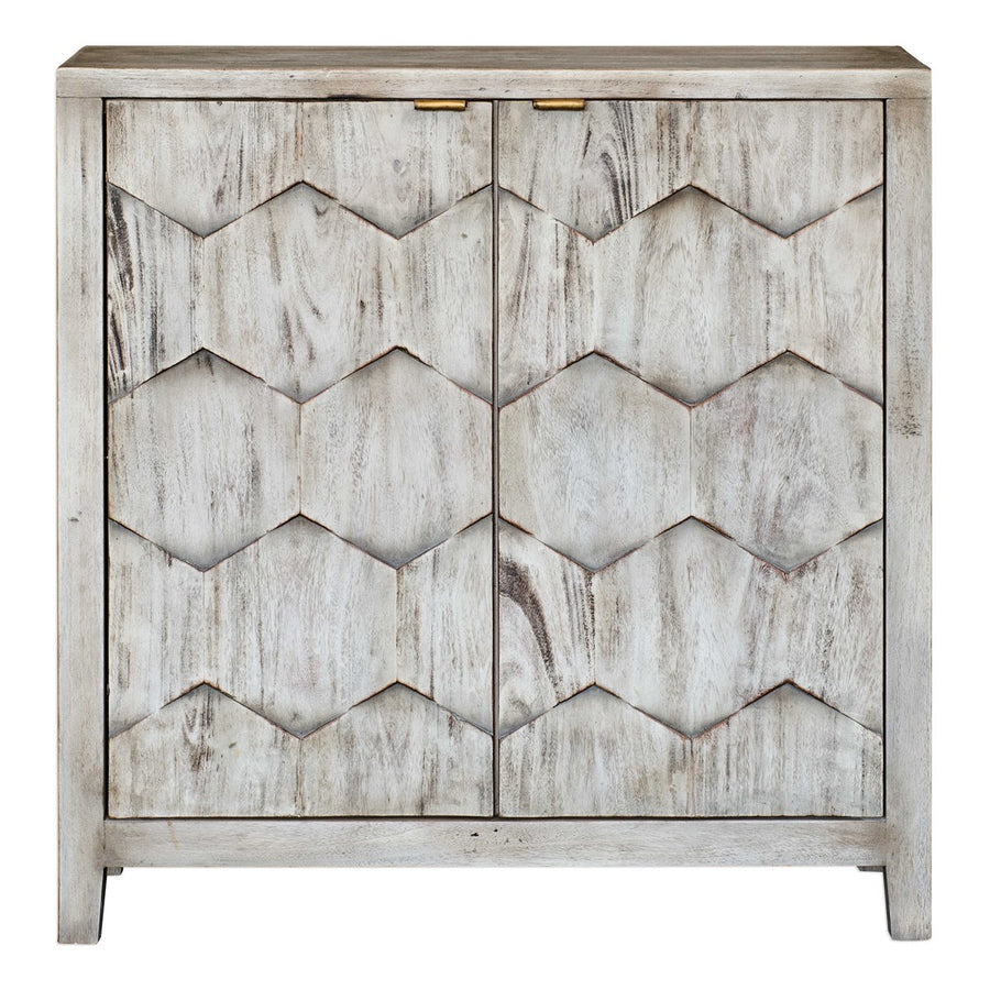 Catori Smoked Ivory Console Cabinet-Uttermost-UTTM-25862-Bookcases & Cabinets-1-France and Son
