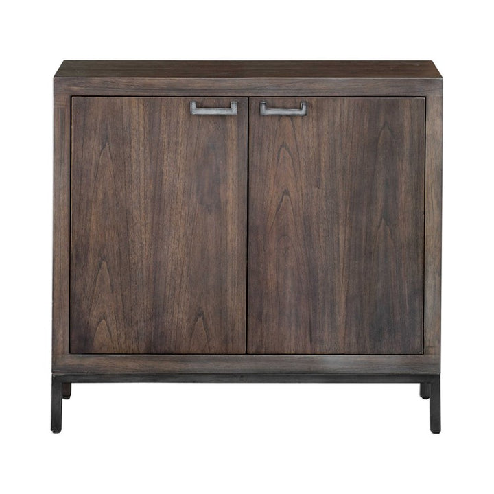 Nadie Light Walnut Console Cabinet-Uttermost-UTTM-25866-Bookcases & Cabinets-1-France and Son