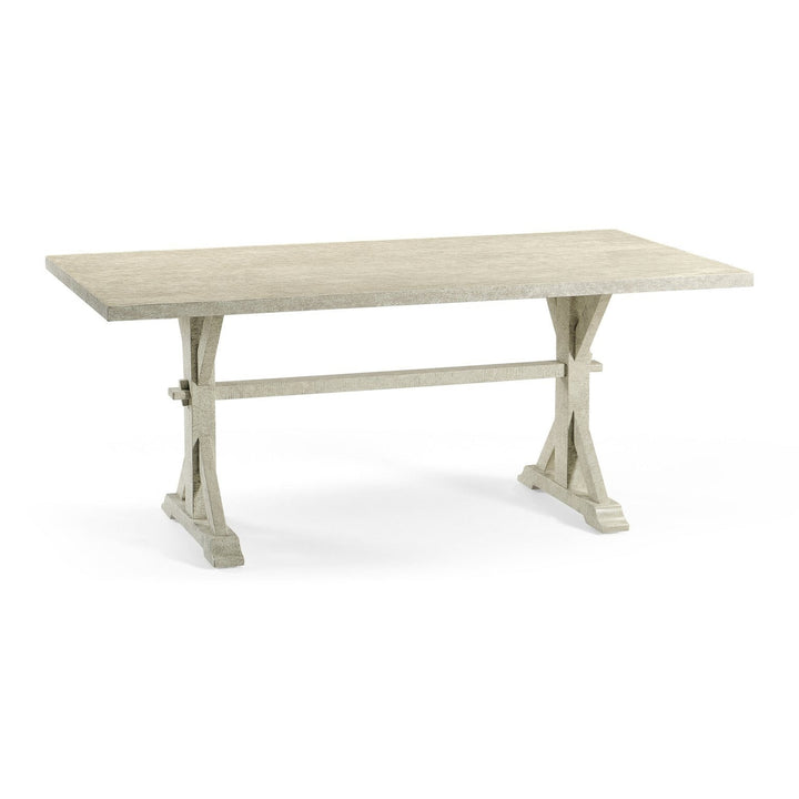 Solid Wood Dining Table-Jonathan Charles-JCHARLES-491060-72L-DTW-Dining TablesWhitewash Driftwood-72"-39-France and Son