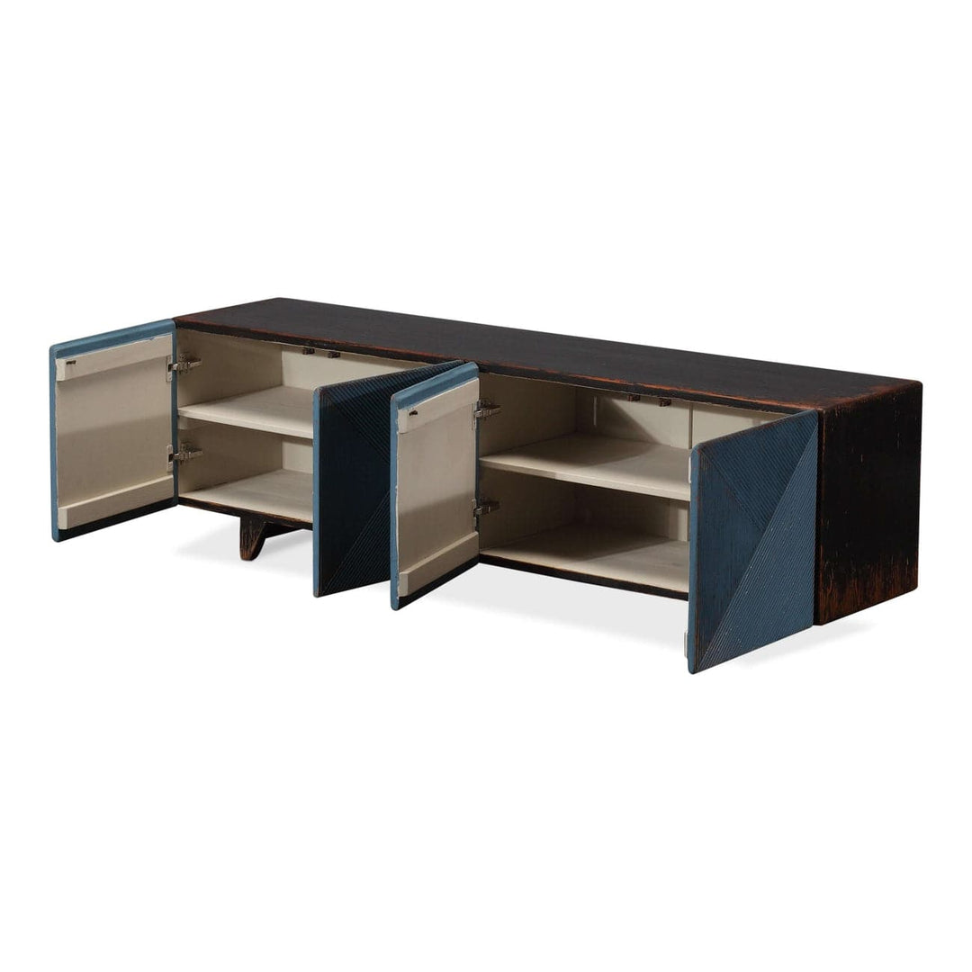 The "Under A TV" Cabinet-SARREID-SARREID-40373-Media Storage / TV Stands-5-France and Son