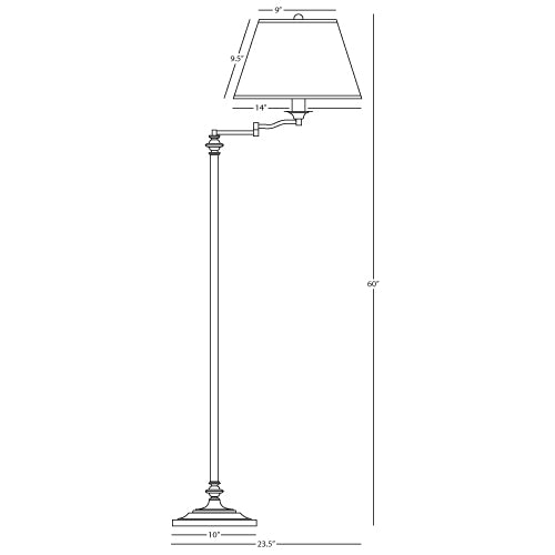 Wilton Floor Lamp-Robert Abbey Fine Lighting-ABBEY-2607X-Floor Lamps-2-France and Son