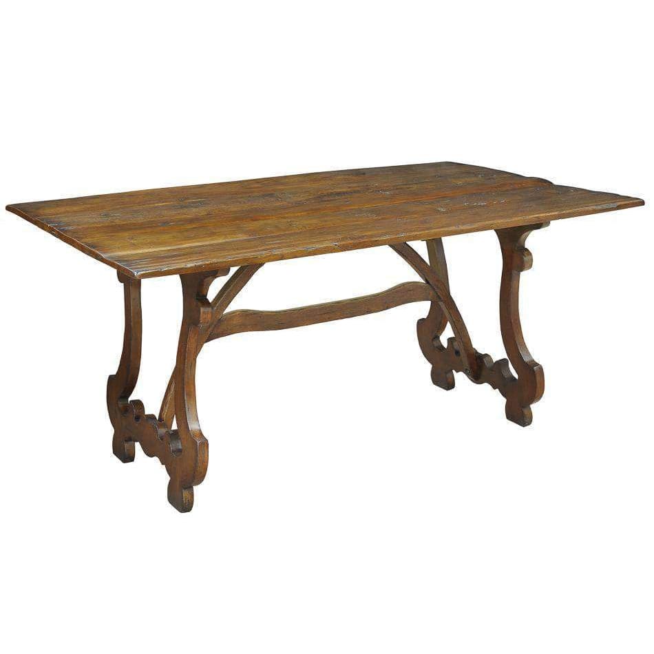 Calambac Dining Table-SARREID-SARREID-26120-3-Dining TablesWalnut-2-France and Son