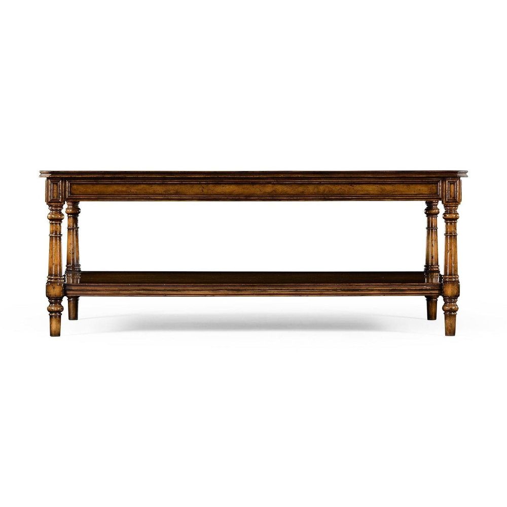 Victorian style walnut coffee table by Jonathan Charles Coffee