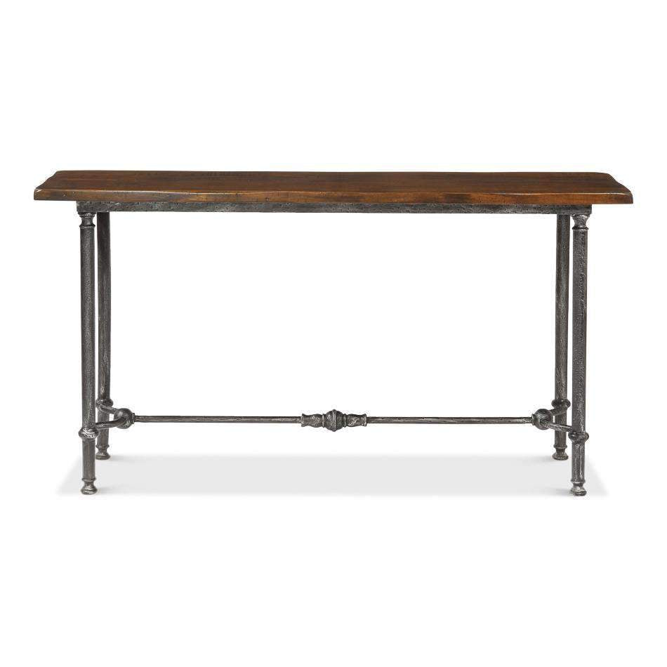 Layton Lodge Console Table Natural Fnsh-SARREID-SARREID-26190-Console Tables-2-France and Son