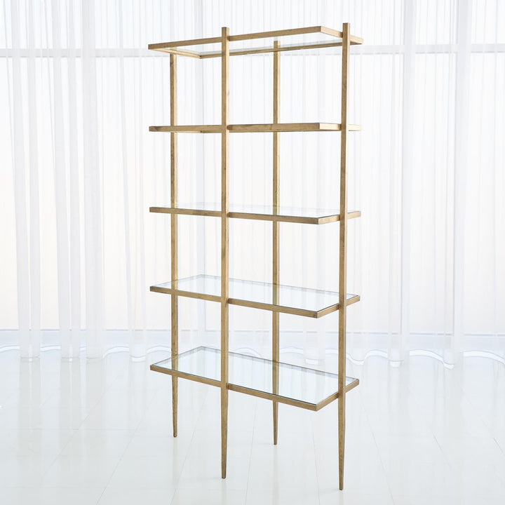 Laforge Etagere-Global Views-GVSA-7.91018-Bookcases & CabinetsAntique Gold-3-France and Son