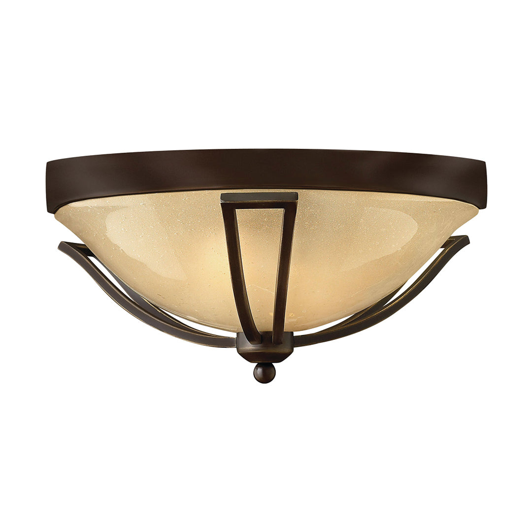 Bolla Duo Light Flush Mount Ceiling Light-Hinkley Lighting-HINKLEY-4660OB-OPAL-Flush MountsOlde Bronze Indoor-Etched Opal-MED-6-France and Son