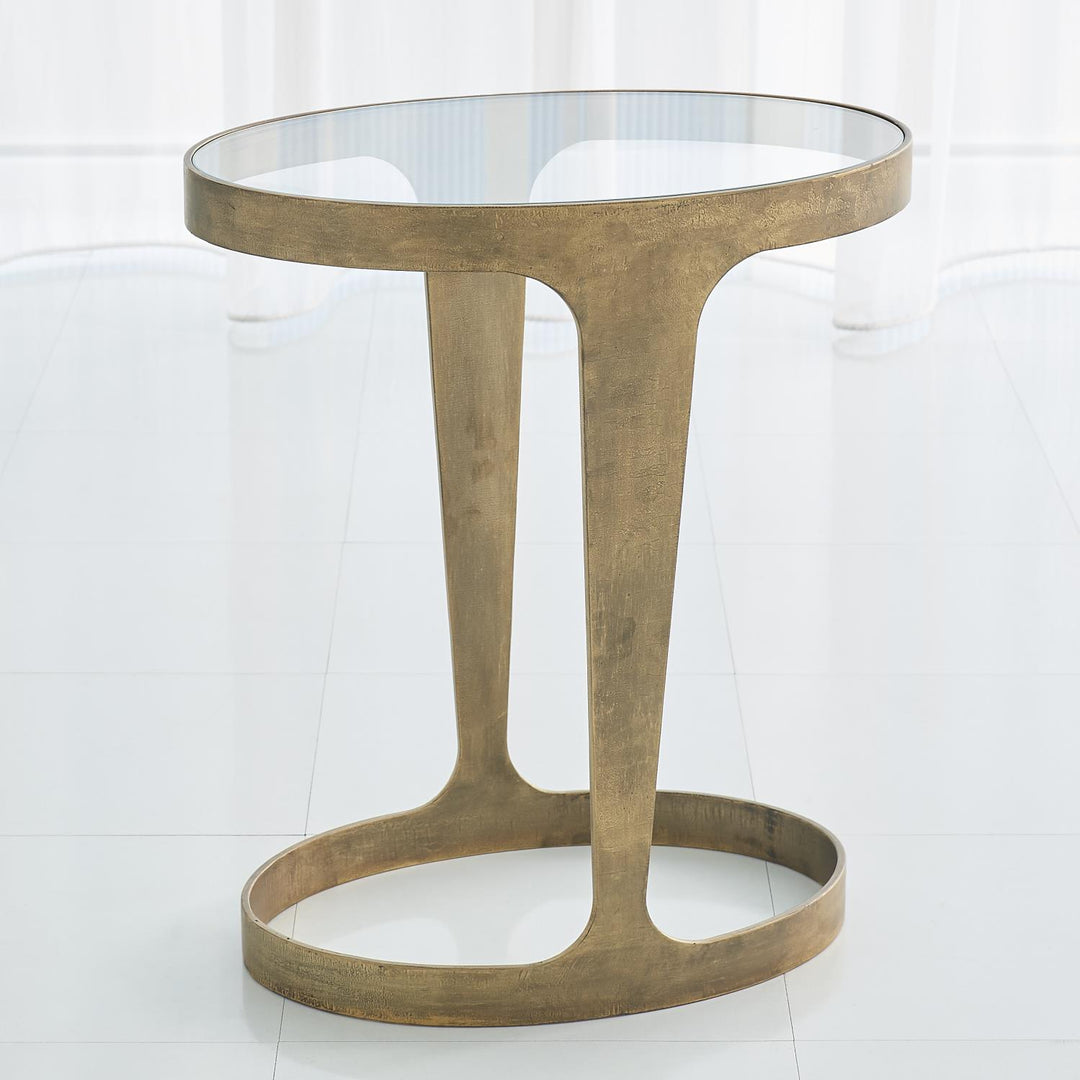 Oslo Accent Table - Gold-Global Views-GVSA-7.91025-Side Tables-1-France and Son