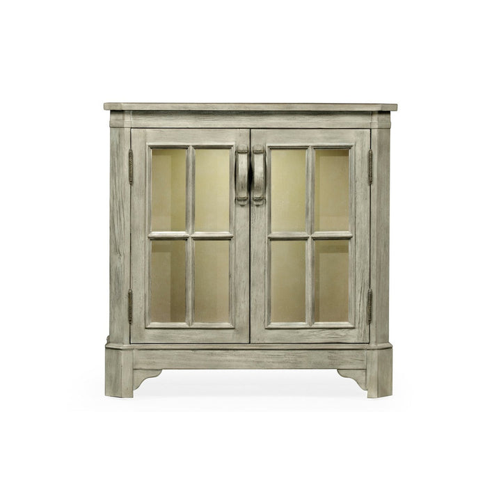 Low Bookcase with Strap Handles-Jonathan Charles-JCHARLES-491067-DTW-Bookcases & CabinetsWhitewash Driftwood-17-France and Son