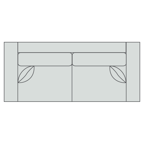 Marshall Sectional Series-Precedent-Precedent-2668-S2-Sectionals2/2 Standard Sofa-3-France and Son