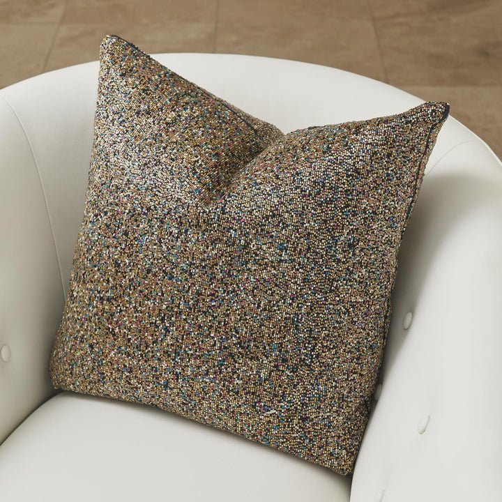 Multi Beaded Pillow-Global Views-GVSA-7.91560-PillowsIndigo-3-France and Son