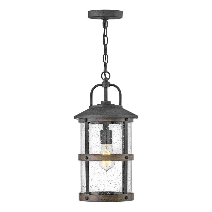 Outdoor Lakehouse - Medium Hanging Lantern-Hinkley Lighting-HINKLEY-2682DZ-LV-Outdoor Post LanternsAged Zinc-12v-4-France and Son