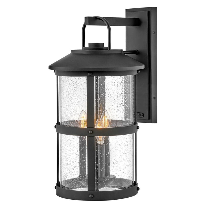 Lakehouse Extra Large Wall Mount Lantern-Hinkley Lighting-HINKLEY-2688BK-Outdoor Post LanternsBlack-1-France and Son