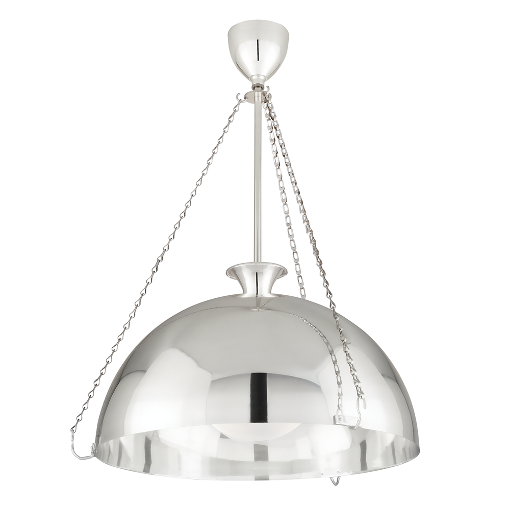 Levette 1 Light Large Pendant-Hudson Valley-HVL-1226-AS-PendantsAged Silver-2-France and Son