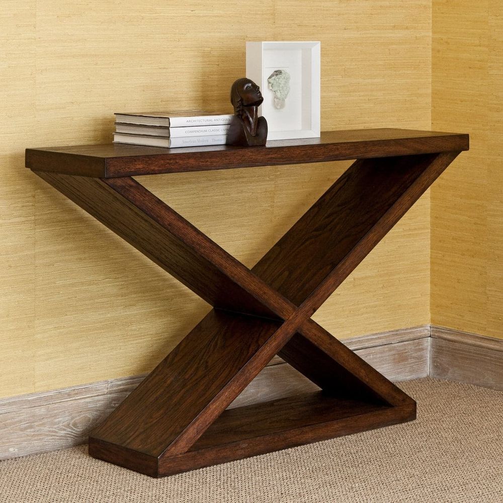 Salone Scuro Double-V Console Table-Ambella-AMBELLA-27037-850-001-Console Tables-1-France and Son