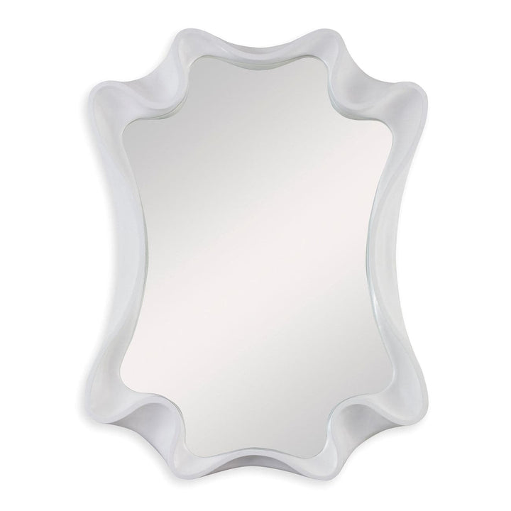 Scalloped Mirror - Bright White-Ambella-AMBELLA-27113-980-001-Mirrors-1-France and Son