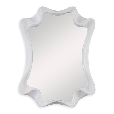 Scalloped Mirror - Bright White-Ambella-AMBELLA-27113-980-001-Mirrors-1-France and Son