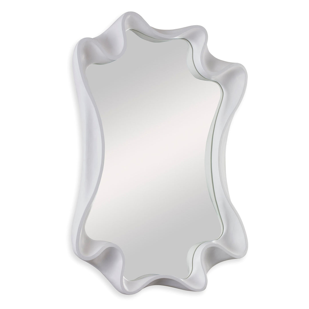 Scalloped Mirror - Bright White-Ambella-AMBELLA-27113-980-001-Mirrors-2-France and Son