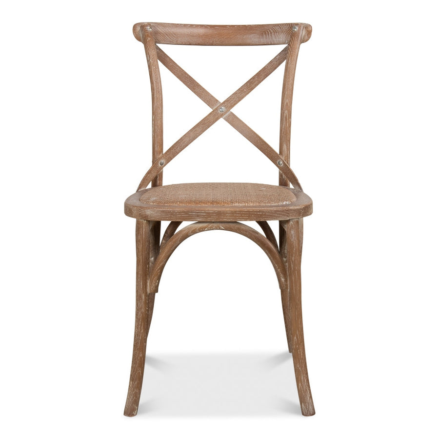Tuileries Side Chair-SARREID-SARREID-27125-Dining ChairsTan French Country-1-France and Son