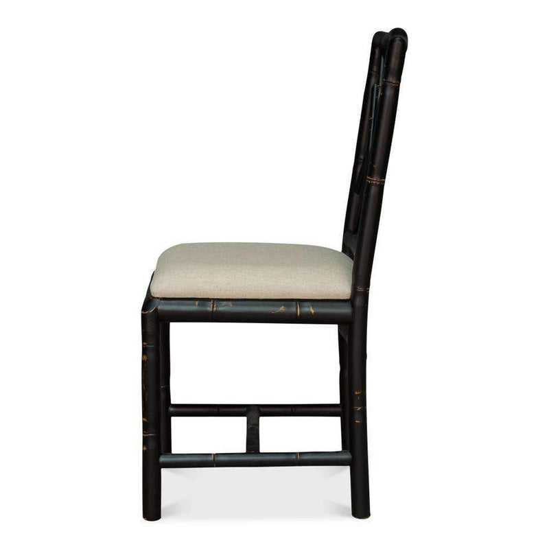 Brighton Bamboo Side Chair-SARREID-SARREID-26433-Dining ChairsGrey-6-France and Son