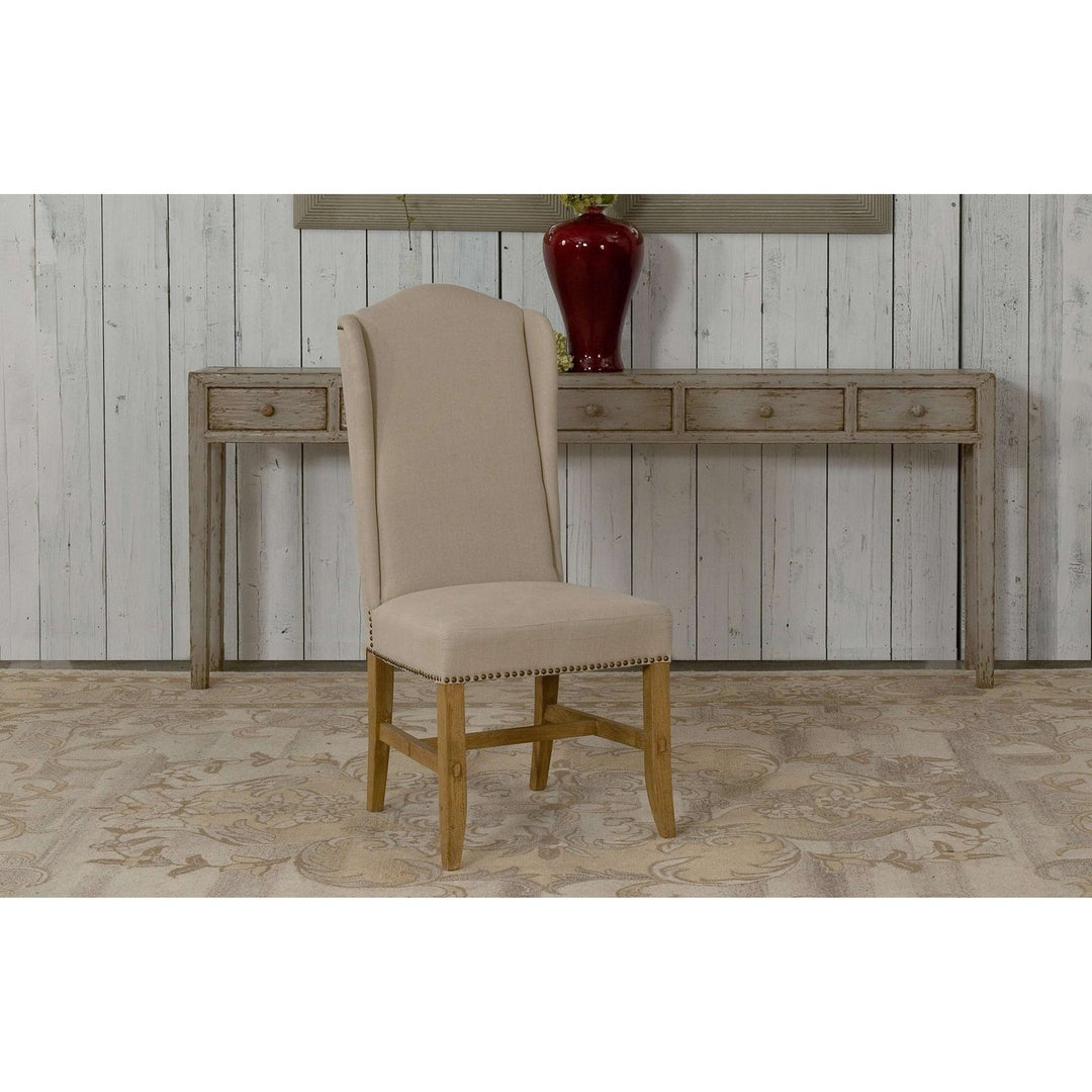 High Back Dining Chair-SARREID-SARREID-53028-Dining ChairsNavy Blue-6-France and Son