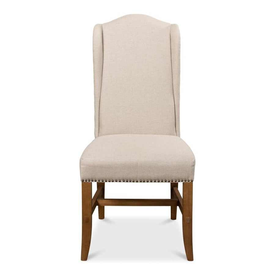 High Back Dining Chair-SARREID-SARREID-53028-Dining ChairsNavy Blue-15-France and Son