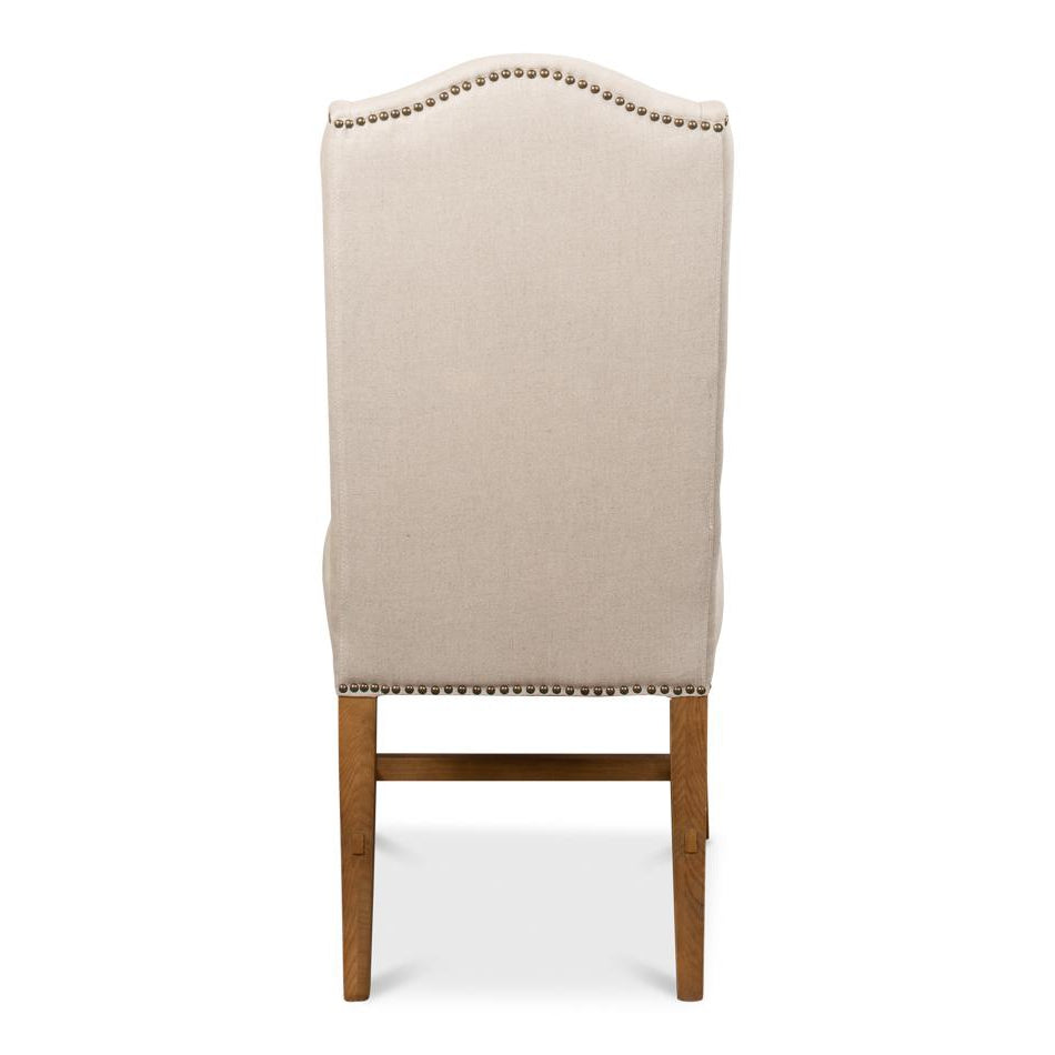 High Back Dining Chair-SARREID-SARREID-53028-Dining ChairsNavy Blue-17-France and Son