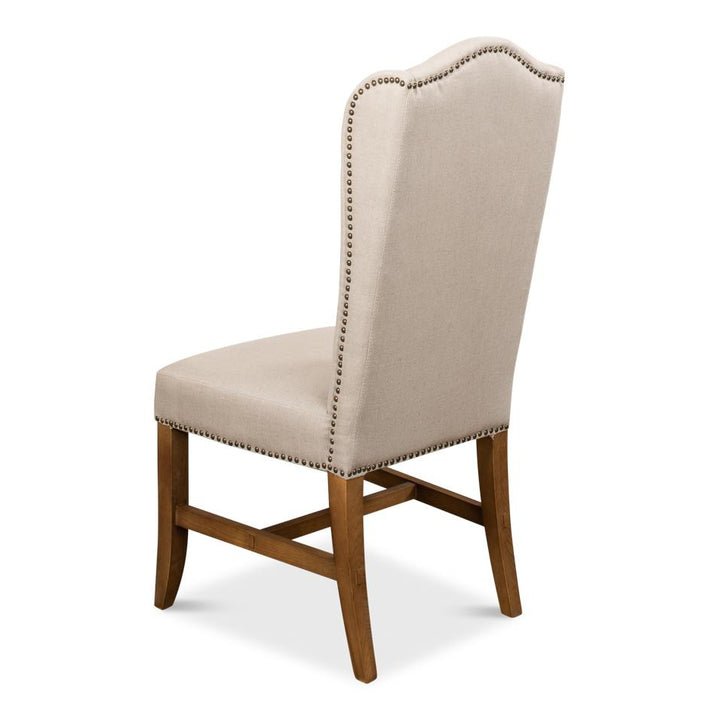 High Back Dining Chair-SARREID-SARREID-53028-Dining ChairsNavy Blue-18-France and Son