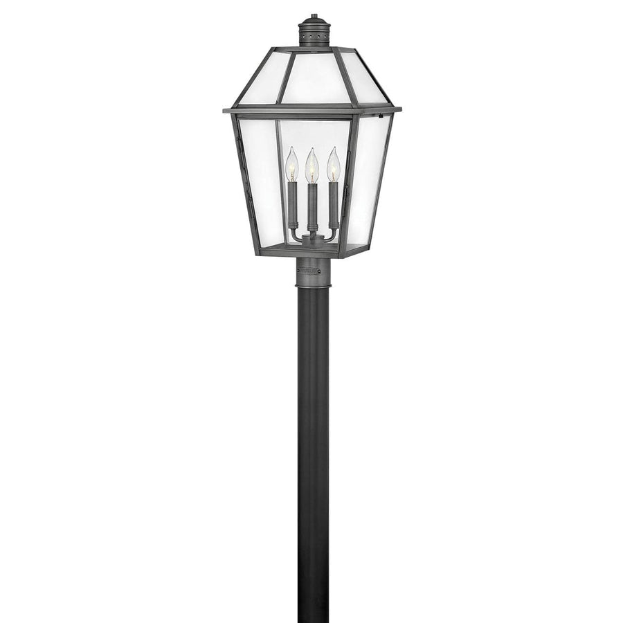 Outdoor Nouvelle - Medium Post Top or Pier Mount Lantern-Hinkley Lighting-HINKLEY-2771BLB-Outdoor Post Lanterns-1-France and Son