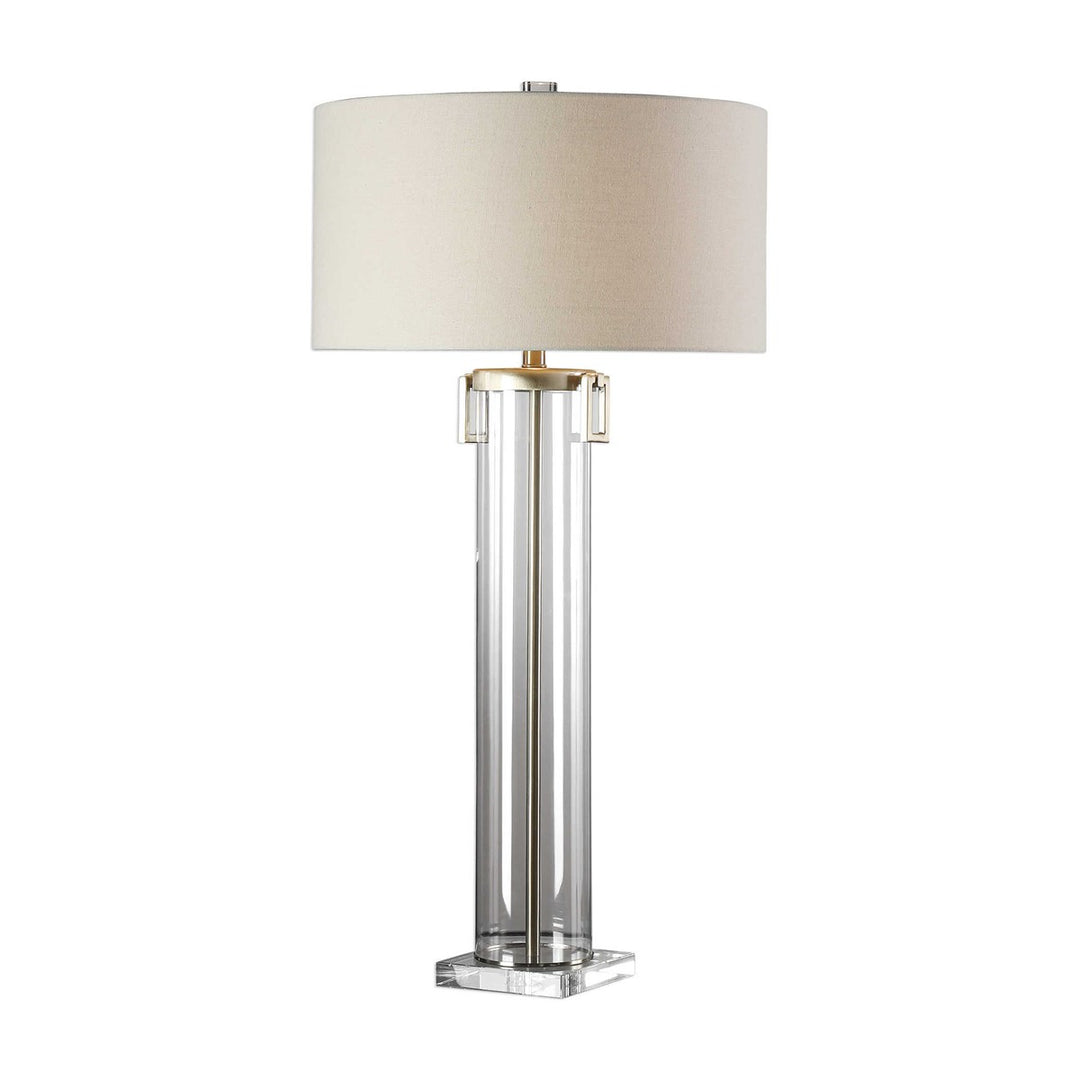 Monette Tall Cylinder Lamp-Uttermost-UTTM-27731-Table Lamps-1-France and Son