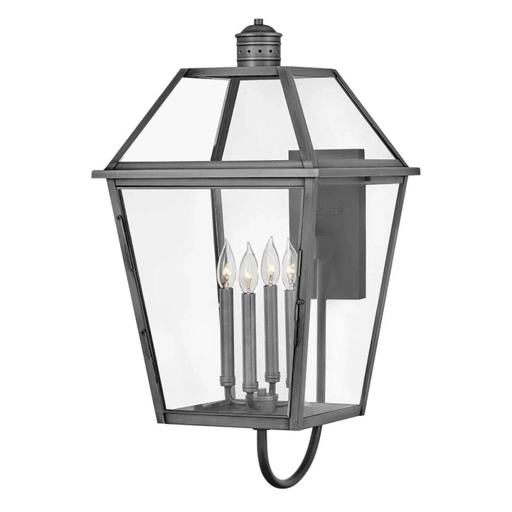 Outdoor Nouvelle - Large Mount Lantern-Hinkley Lighting-HINKLEY-2775BLB-Outdoor Post Lanterns-1-France and Son