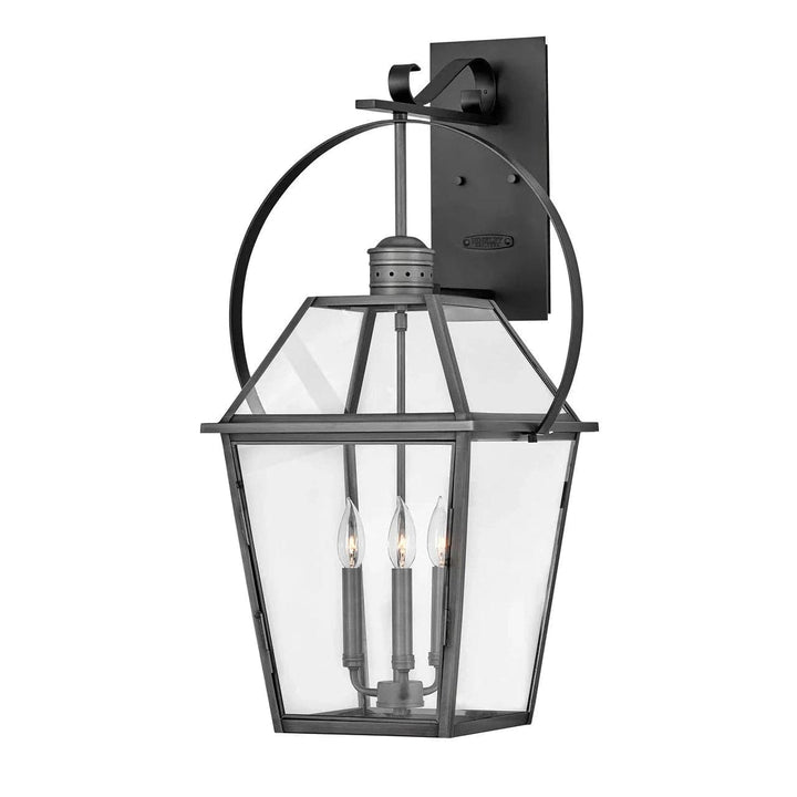 Outdoor Nouvelle - Medium Wall Mount Lantern-Hinkley Lighting-HINKLEY-2778BLB-Outdoor Wall Sconces-1-France and Son