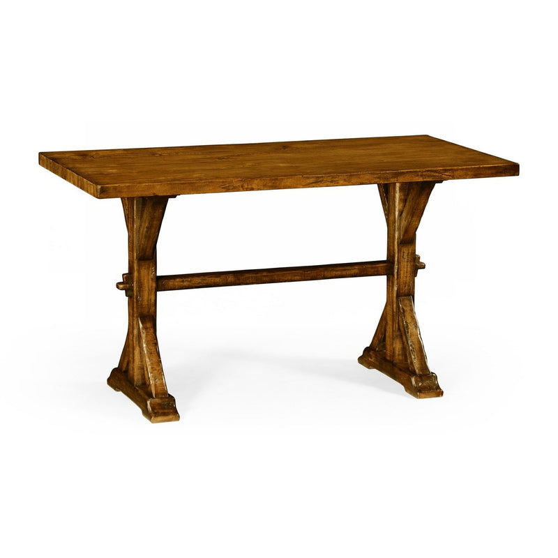 Solid Wood Dining Table-Jonathan Charles-JCHARLES-491061-54L-CFW-Dining TablesCountry Walnut-54"-26-France and Son