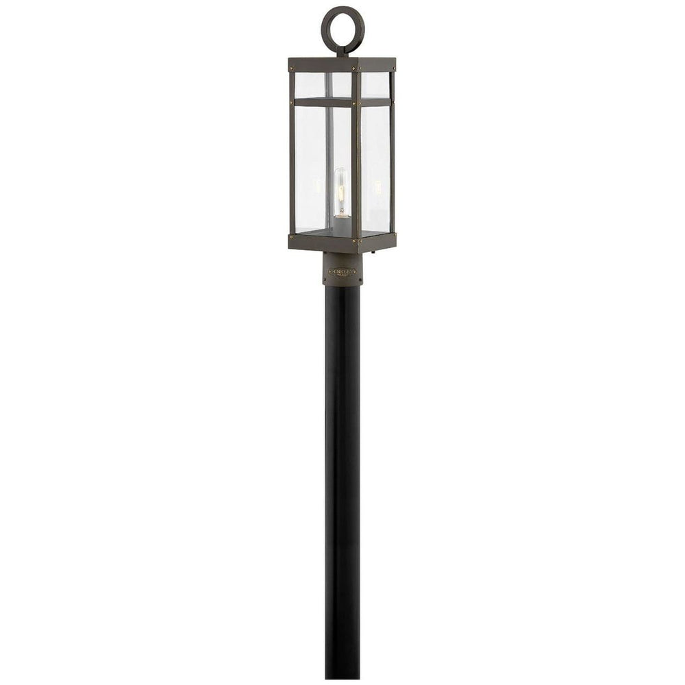 Outdoor Porter - Medium Post Top or Pier Mount Lantern non LED-Hinkley Lighting-HINKLEY-2801OZ-Outdoor Post LanternsOil Rubbed Bronze-2-France and Son