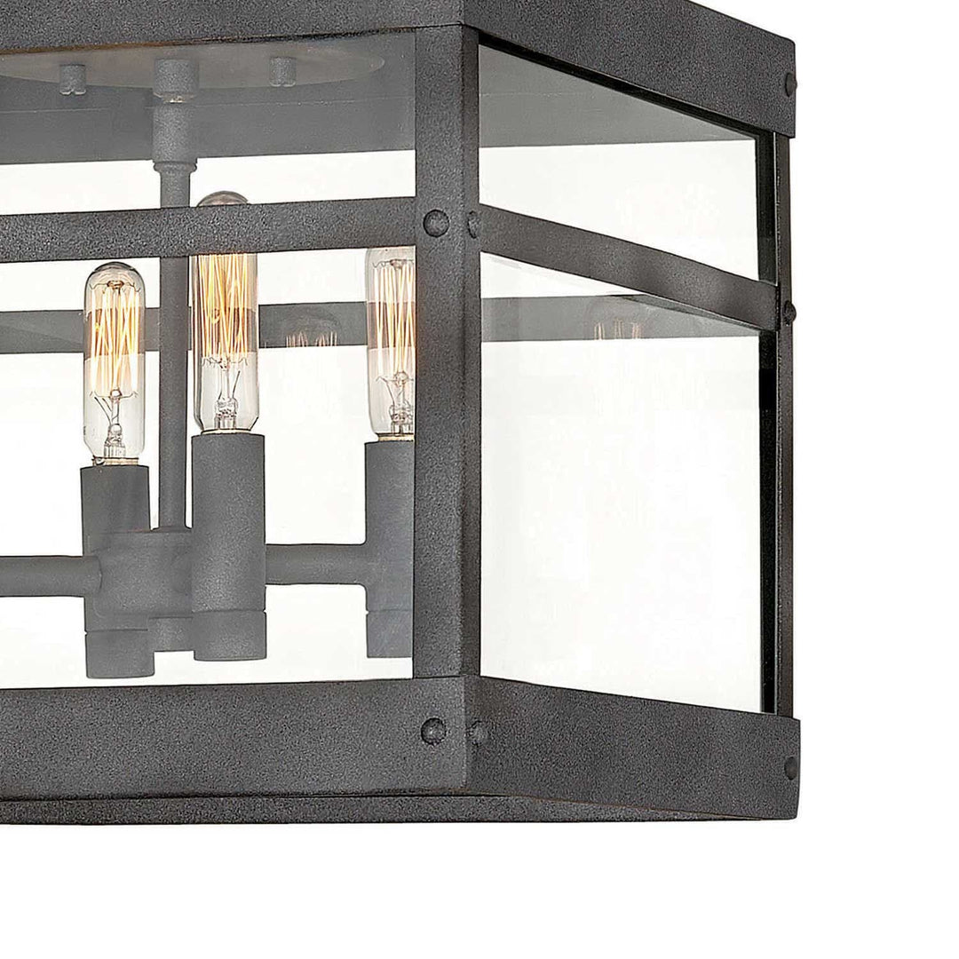 Porter Medium Flush Mount-Hinkley Lighting-HINKLEY-2803BK-Flush MountsBlack-3-France and Son