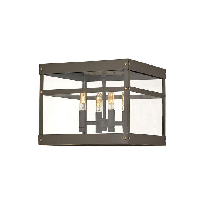 Porter Medium Flush Mount-Hinkley Lighting-HINKLEY-2803OZ-Flush MountsBronze-5-France and Son