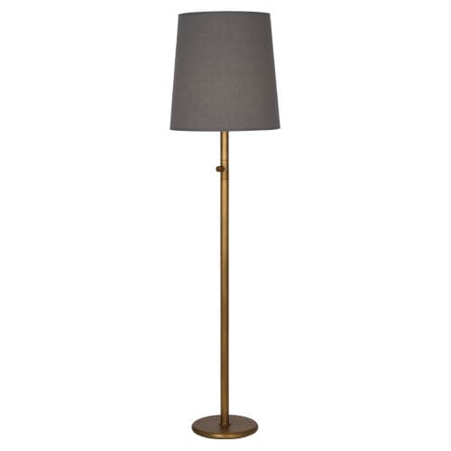 Rico Espinet Buster Chica Floor Lamp - Aged Brass Finished-Robert Abbey Fine Lighting-ABBEY-2804-Floor LampsAged Brass Smoke Gray-1-France and Son