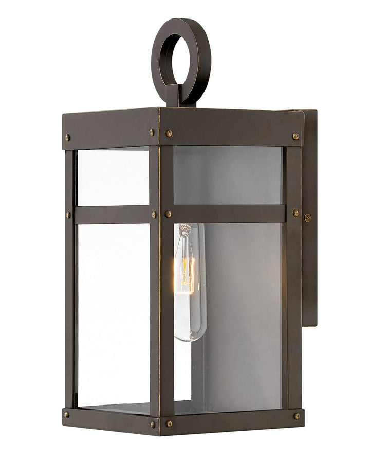 Outdoor Porter - Extra Small Wall Mount Lantern-Hinkley Lighting-HINKLEY-2806OZ-LL-Wall LightingOil Rubbed Bronze-LED-3-France and Son