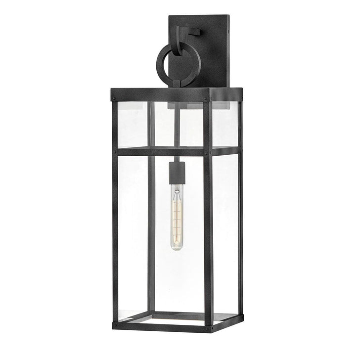 Outdoor Porter Extra Large Wall Mount Lantern-Hinkley Lighting-HINKLEY-2807DZ-Flush MountsAged Zinc-1-France and Son