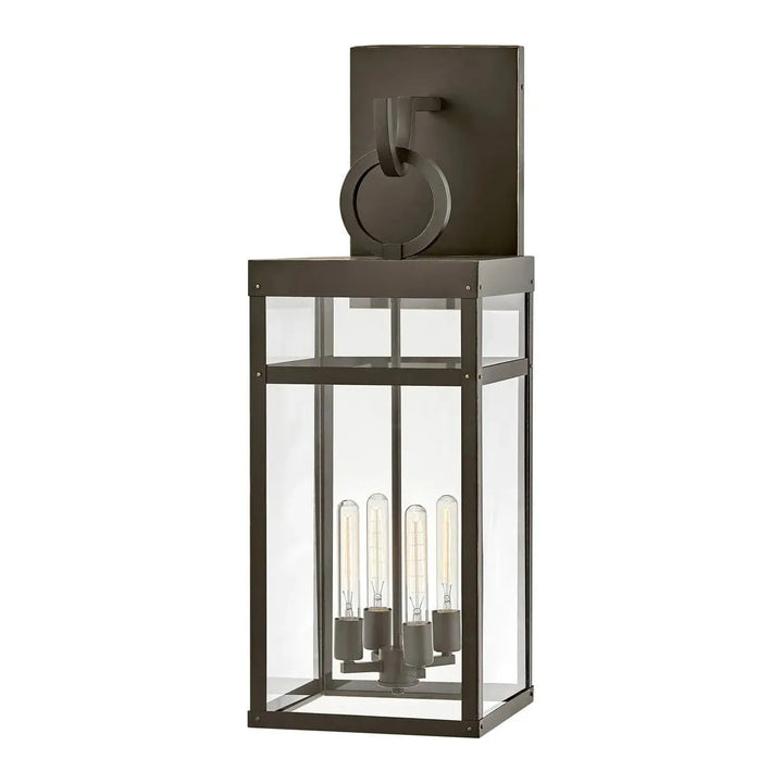 Outdoor Porter - Double Extra Large Wall Mount Lantern-Hinkley Lighting-HINKLEY-2809OZ-LL-Outdoor Wall SconcesOil Rubbed Bronze-3-France and Son